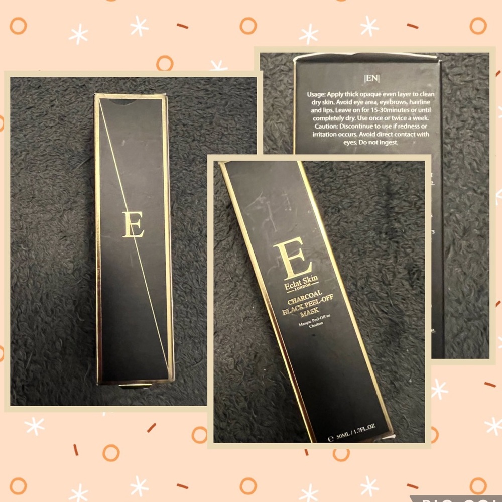 SOLD!Eclat Skin-London Charcoal Black Peel Off Mask *NEW*